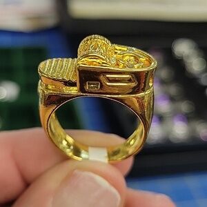 Lighter Gold Tone Ring